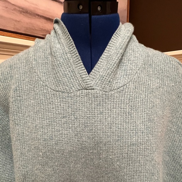 NWOT Waffle Knit Ribbed Hoodie Hooded Pullover JJill - Picture 5 of 12